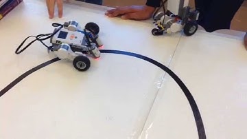 NXT Two Light Sensor Line Following Robot