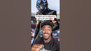 3 signs you’re about to get D1 OFFERS🅾️🔥 #football