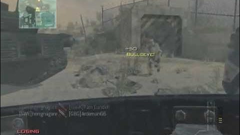 MW3 - Throwing Knife Skills!