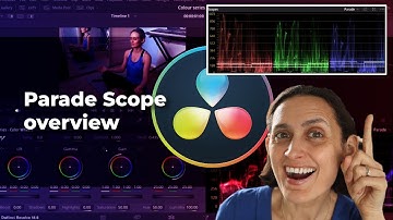 Da Vinci Resolve | Colour Page series | Parade scope