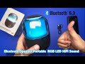 KiiP Wireless 🔥 Y7 Bluetooth Speaker Portable TWS RGB LED HiFi Sound 🔥 Unboxing + Quick Review