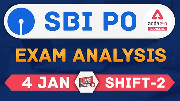 SBI PO Exam Analysis 2020 Shift 2 January 4th | Asked Questions & Exam Review