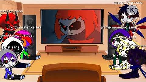 my sans au react to vhs vs underplayer|Gacha Club