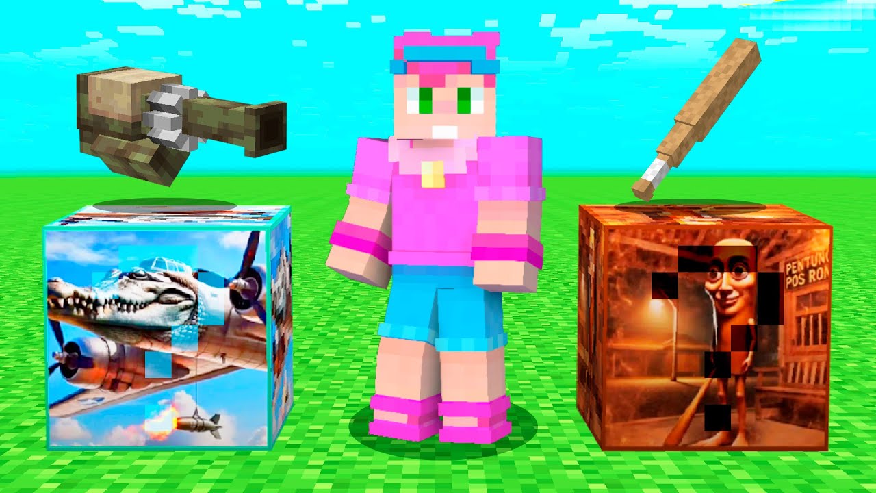 DESAFÍO de LUCKY BLOCKS de ITALIAN BRAINROT (Tung Tung Sahur, Tralalero Tralala...) en Minecraft