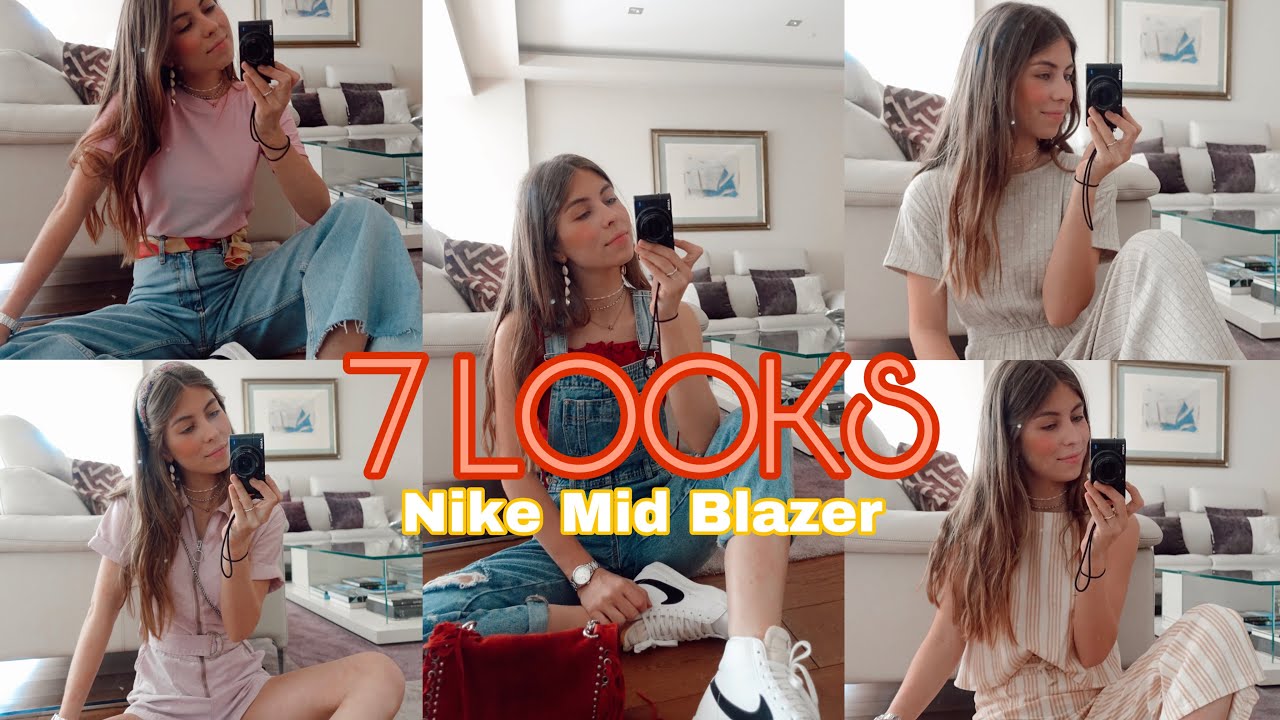 accesorios Si Adivinar 7 LOOKS | How to wear: Nike Mid Blazer '77 | Irene Bravo - YouTube