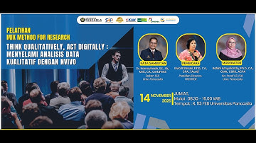 PELATIHAN MIX METHOD FOR RESEARCH DENGAN NVIVO