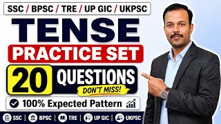 | Tense Practice Set 2026 🔥 SSC CGL | DSSSB | BPSC TRE 4 | 25 Most Important Questions |