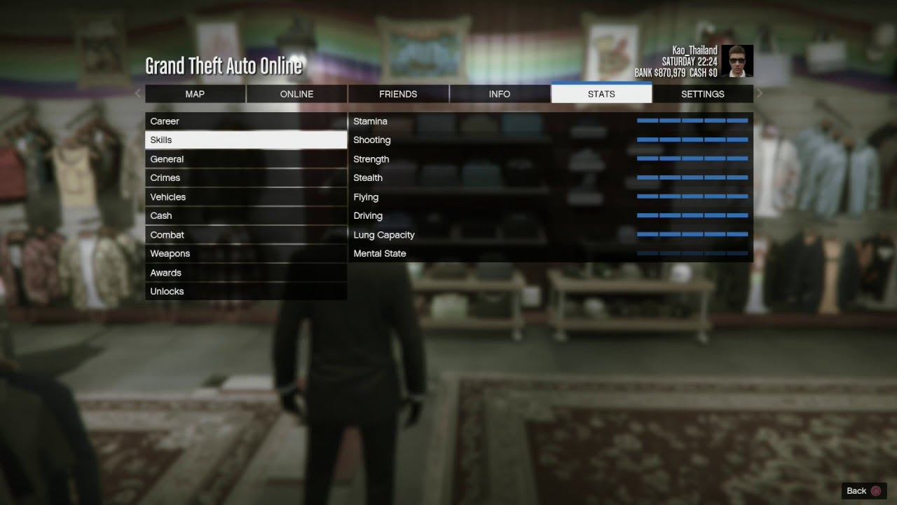 เชฟ gta v  New 2022  (สอน)GTA Online อธิบาย INTERACTION MENU เเละการ Save Outfit