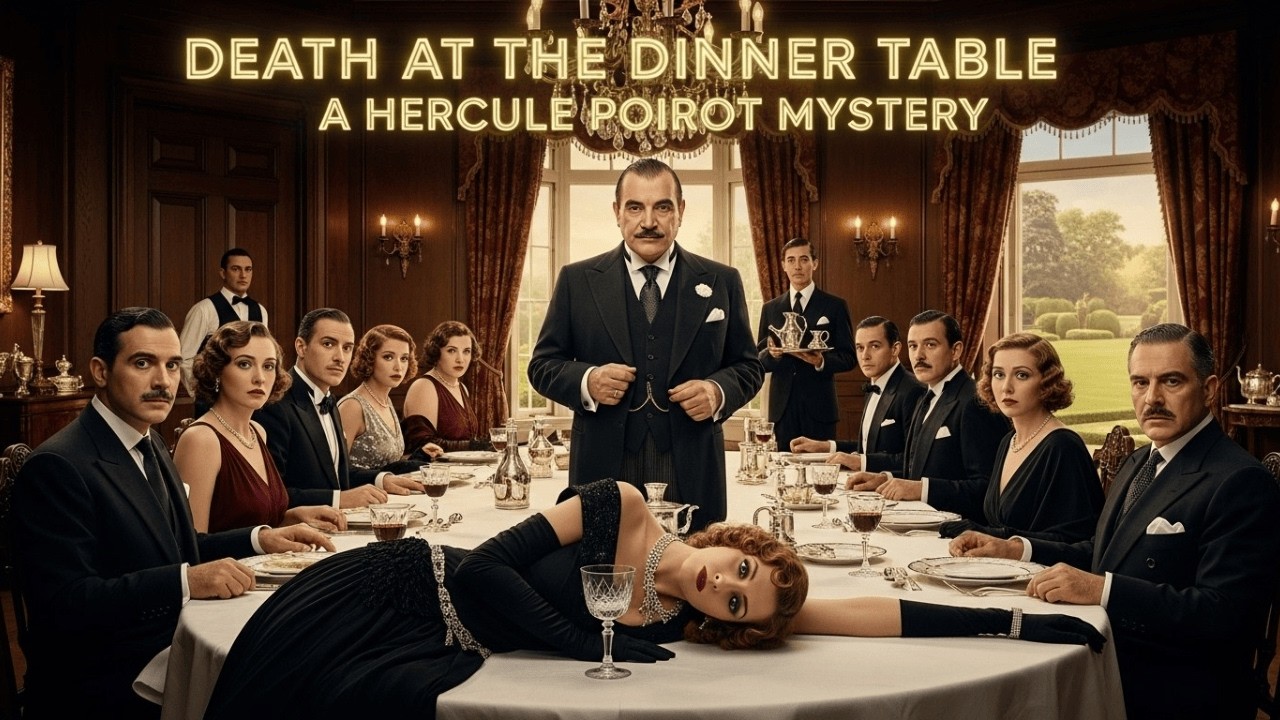 Hercule Poirot & Death at the Dinner Table |  A Hercule Poirot Mystery