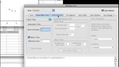 Igor Pro Guided Tour 1: 1.2 Making and Touching Up a Graph