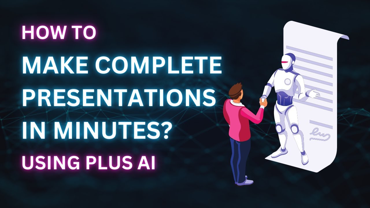 How to make Presentation (PPTs) in 2 MINUTES? Using Plus AI - YouTube