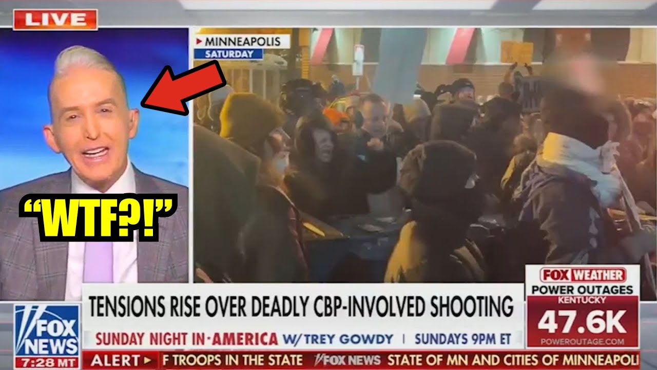 Fox News MASS PANICS as ICE shooting SCREWS Trump
