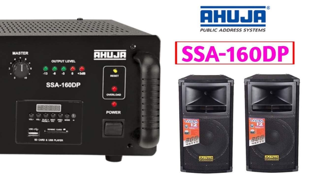 Ahuja Ssa160dp amplifier full review and price YouTube