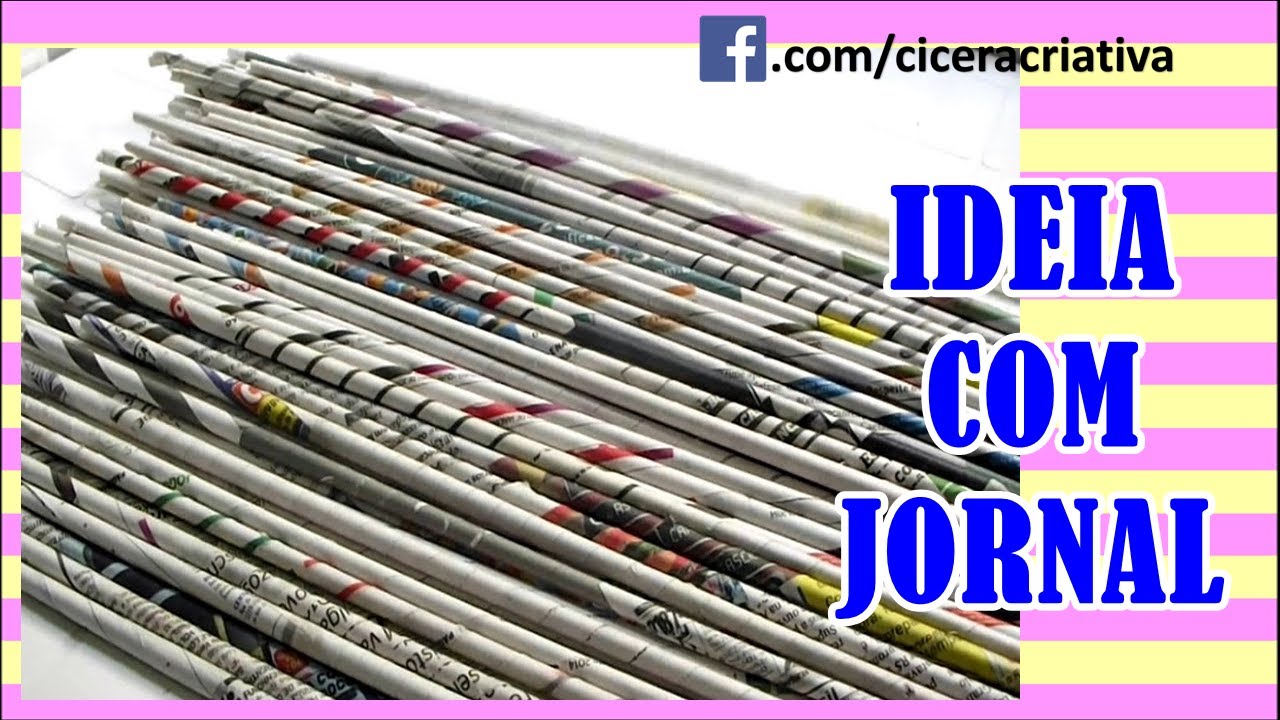 DESCANSO DE  PANELAS com canudos de jornal