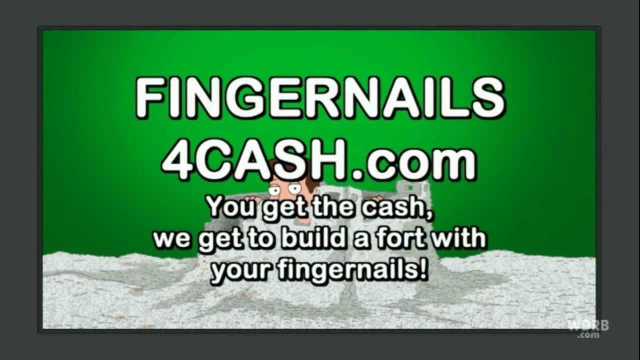 Fingernails For Cash Family Guy