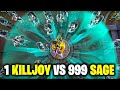 1 klljoy vs 999 sage