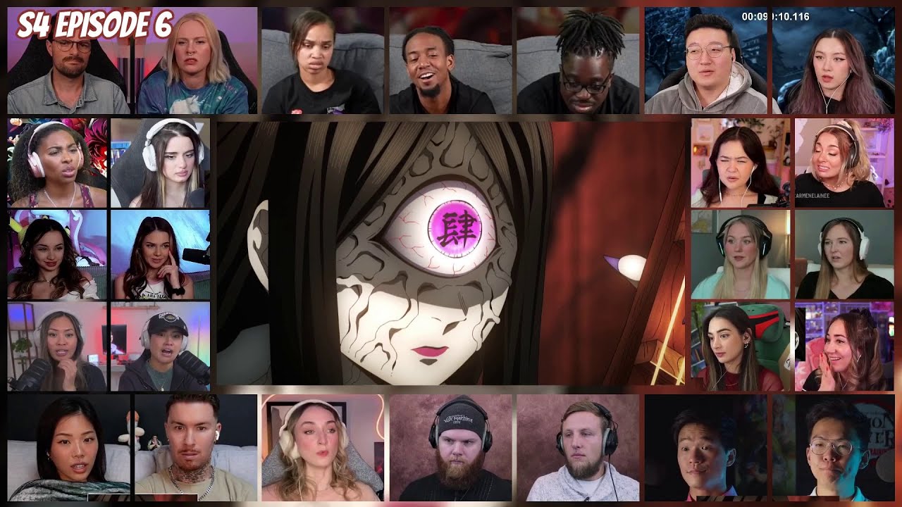 Demon Slayer Season 4 Episode 6 Reaction Mashup | Kimetsu no Yaiba 鬼滅の刃