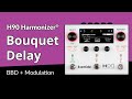 H90 harmonizer pedal demo bouquet delay algorithm