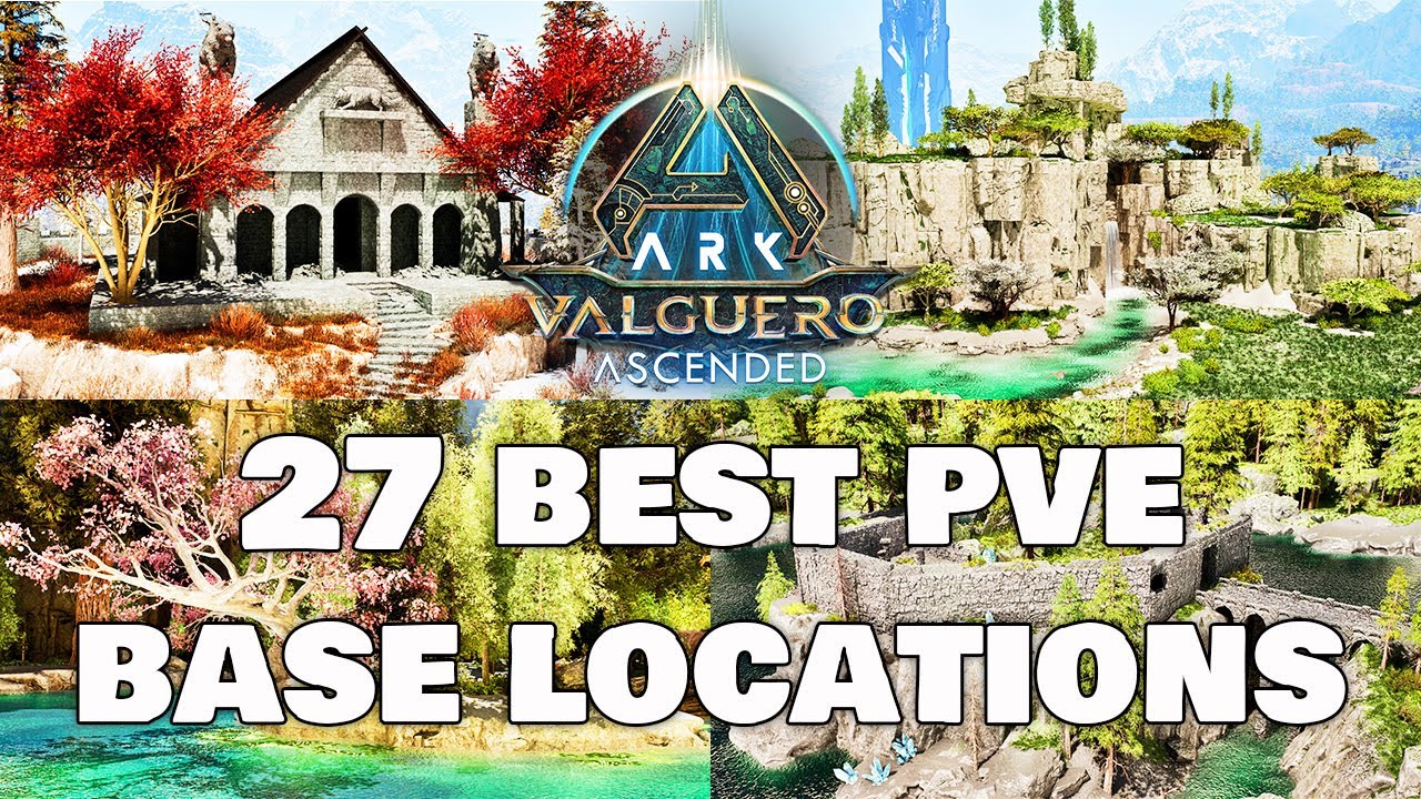 The Best PVE Base Locations for Valguero - Ark Survival Ascended.