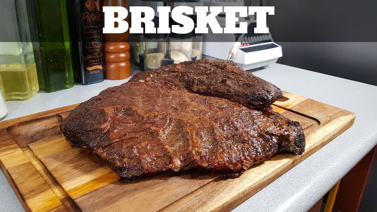 BRISKET [Tapapecho AHUMADO 10 horas] en [Ahumador Eléctrico MASTERBUILT
