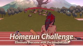 Homerun Challenge Eliminating Everyone With The Baseball Bat