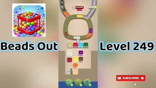 🎮 Beads Out Level 249 Walkthrough 🧩 | Tricky Bead Puzzle Solution | Mini Boss