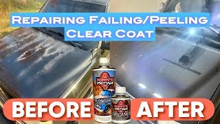 Repairing Failing/Peeling Clear Coat with Poppy's Patina WipeOn Clear Coat