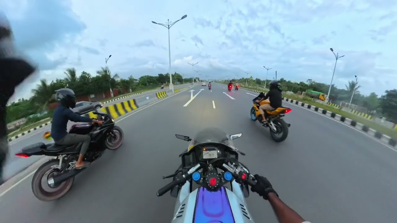 300 feet ride with vai brothers | R15M TOP SPEED RUN
