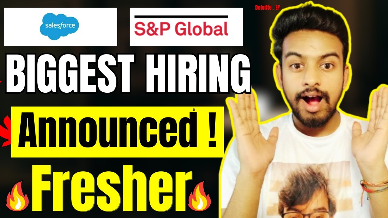 S&P Global, Salesforce Biggest Hiring | OFF Campus Drive For 2026, 2025 ...