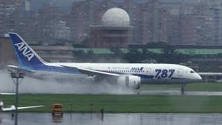 ANA B787-8 wet landing TSA