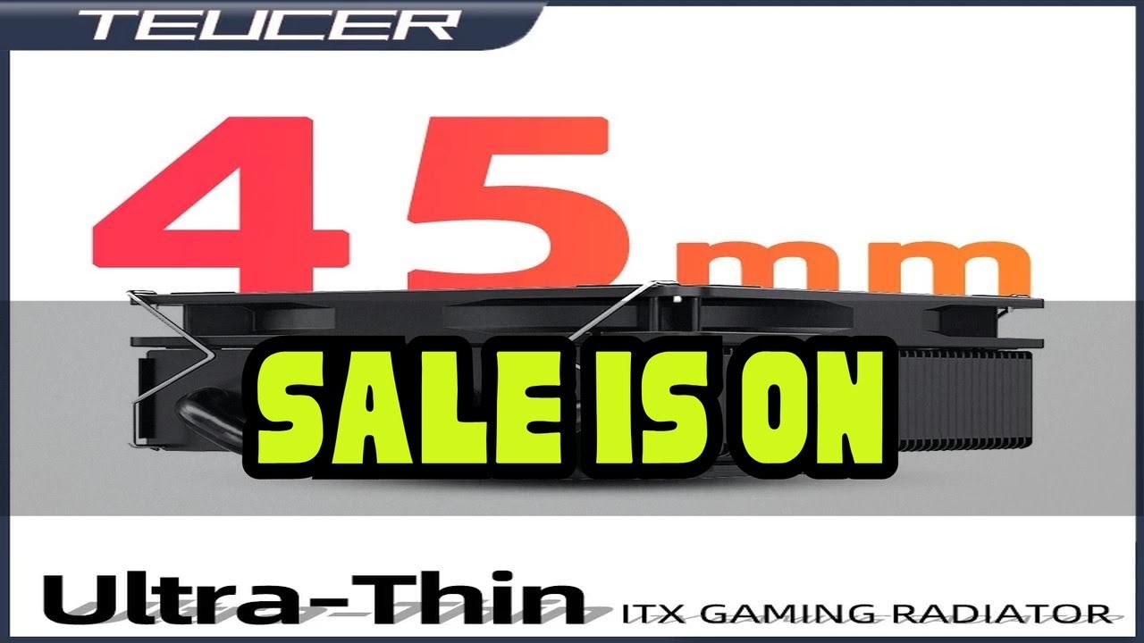 Teucer Height 45mm CPU Cooler ITX Small Case Ultra-Thin Air Cooling Radiator for Intel LGA 1150/120