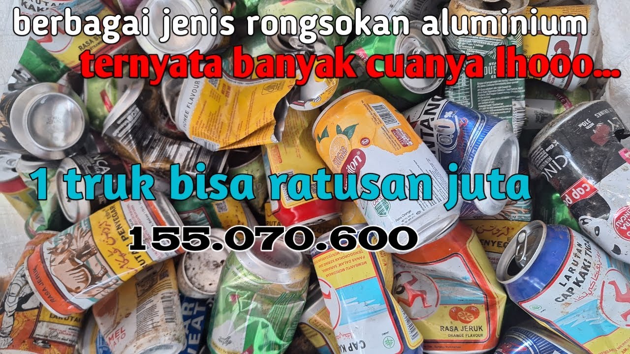 Jenis jenis rongsokan aluminium - YouTube