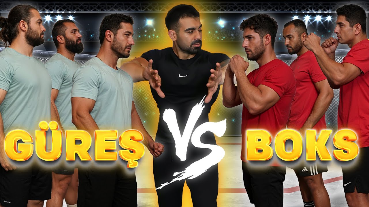 GÜREŞÇİLER VS BOKSÖRLER! - (KİM DAHA GÜÇLÜ?)
