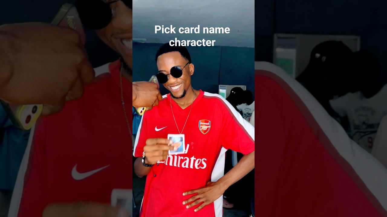 pick a card and name the character Challenge 