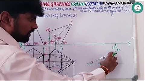 Engineering Graphics/Solids/Pyramids/Video-6