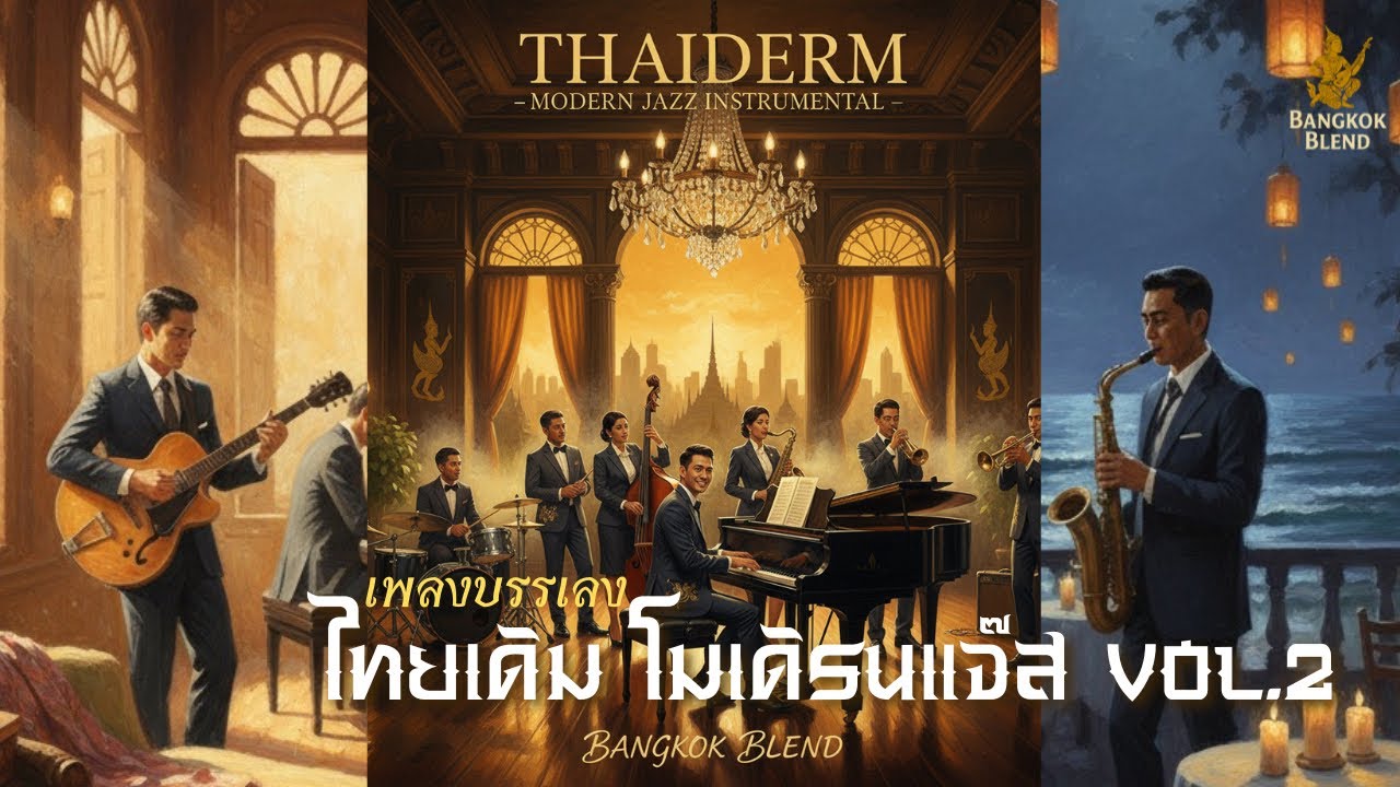 Long Playเพลงไทยเดิมโมเดิร์นแจ๊สVol.2“หนึ่งเพลง สองอารมณ์”Thaiderm Modern Jazz Vol.2-Bangkok Blend