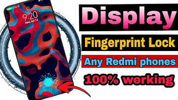 Redmi Note 10 Pro me Display fingerprint lock kaise lagaye || How to Add Display fingerprint lock mi