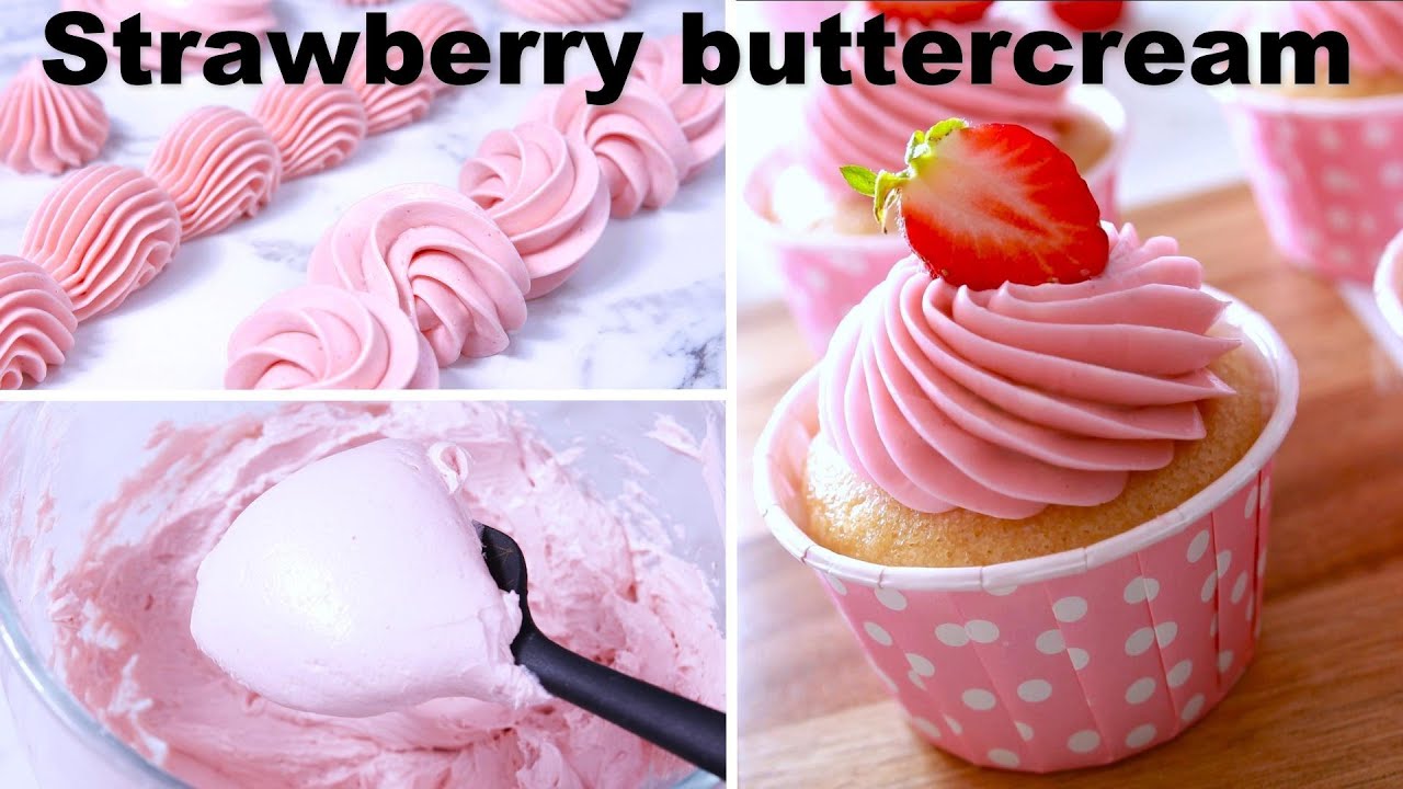 Рецепт безупречного клубничного крема-глазури