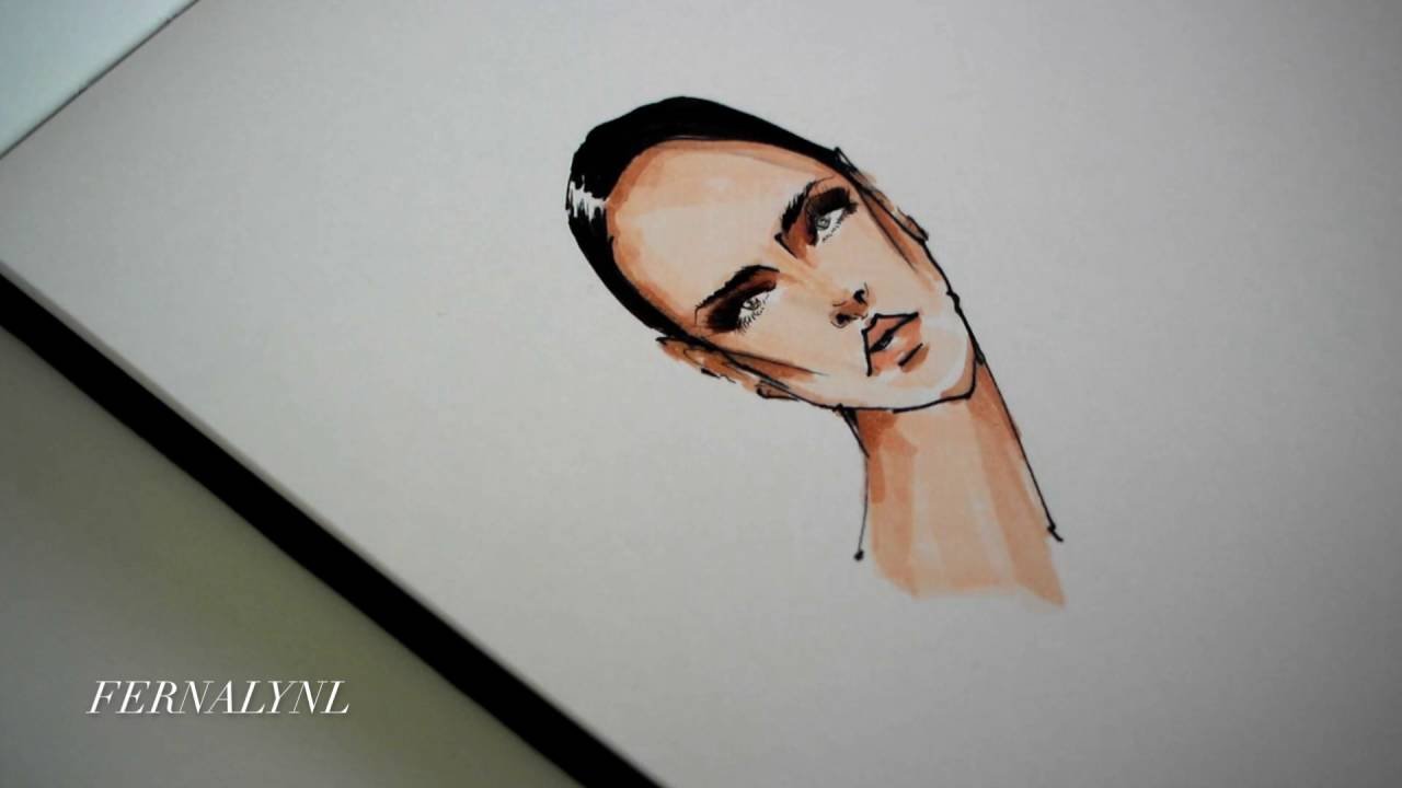 Faces In Fashion Illustration 1 Youtube