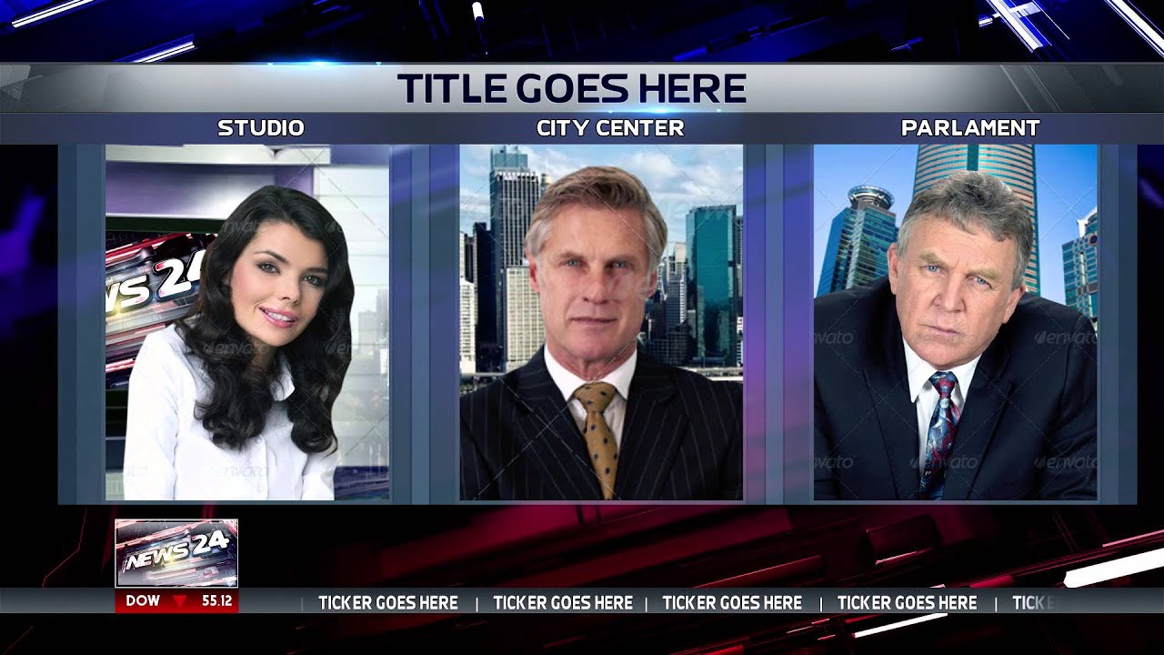 News 24 After Effects Broadcast Pack