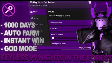 [KEYLESS] Best New 99 Nights In a Forest Script pastebin working 2025 (GET 1000 DAYS!)