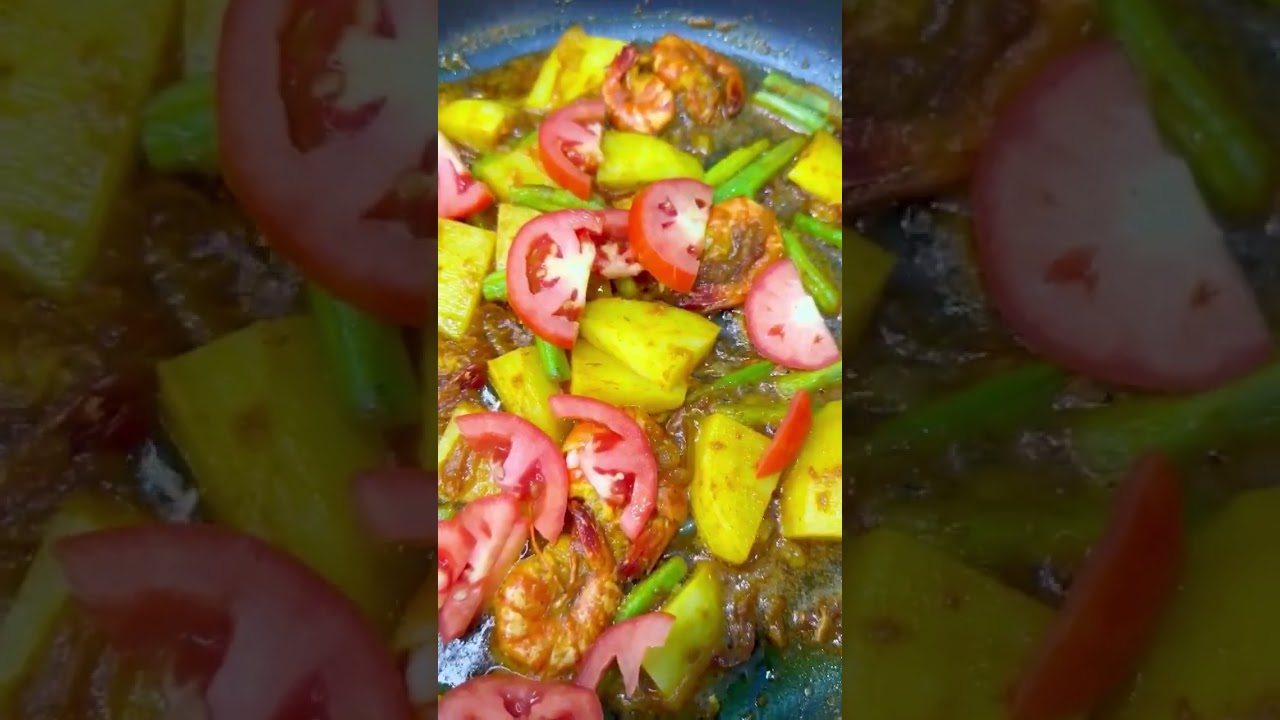 Spinach with prawn🦐 