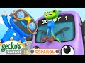 Gecko sobre el autobús | 🐸 Garaje de Gecko | Carros para niños | Vídeos educativos