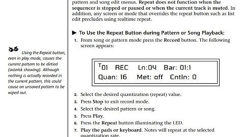 Emu Command Station Exploring the REPEAT button function