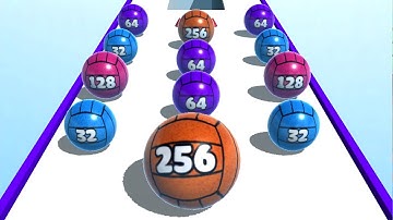 Ball Merge 2048 - All Levels Ball Gameplay Android, iOS ( Level 2132 - 2142 )