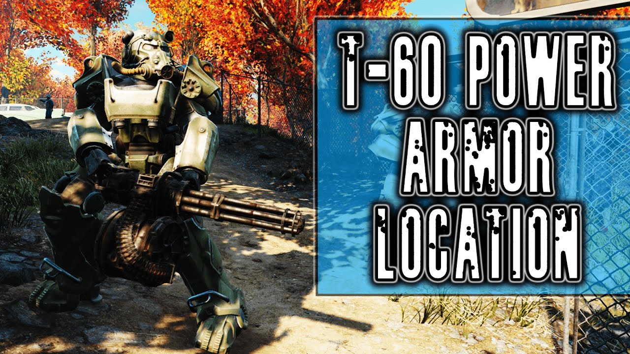 T60 Power Armor Location In Fallout 76 Youtube