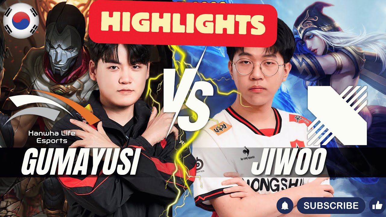 HLE Gumayusi JHIN vs DRX Jiwoo ASHE HIGHLIGHTS - Patch 26.1 KR Ranked | lolrec