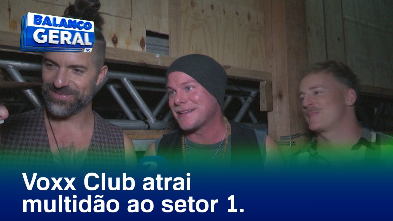 Oktoberfest: primeira noite de Voxx Club leva multidão ao setor 1 do Parque Vila Germânica