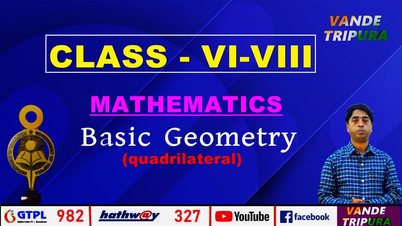 CLASS-(VI-VIII) MATHEMATICS , TOPIC- BASIC GEOMETRY - YouTube