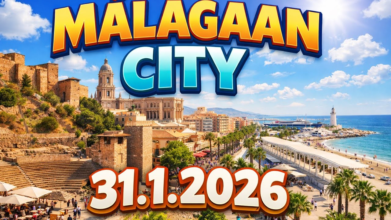 Sunny Saturday Walk Through the Heart of Málaga